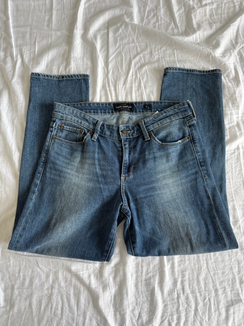 Lucky Brand Sweet Crop High-Rise Slim Curvy Jeans 8/29